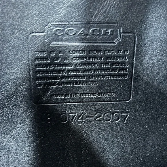 Coach Ranch bag vintage with error in creed rare - Picture 3 of 12